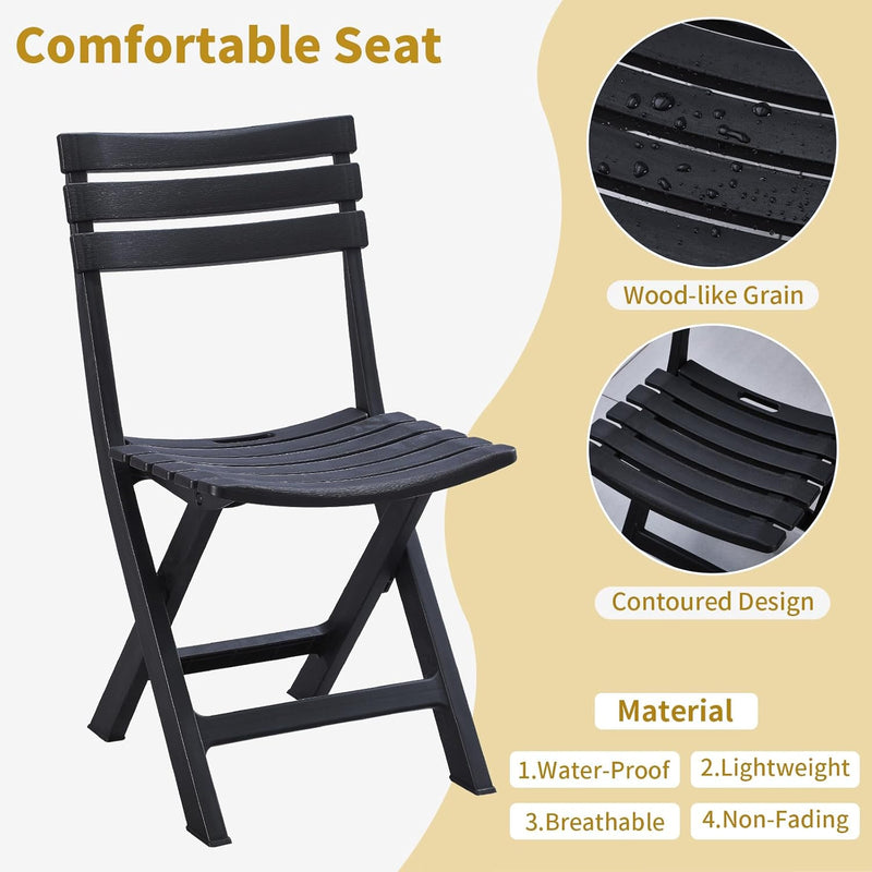 Folding Bistro Set Foldable