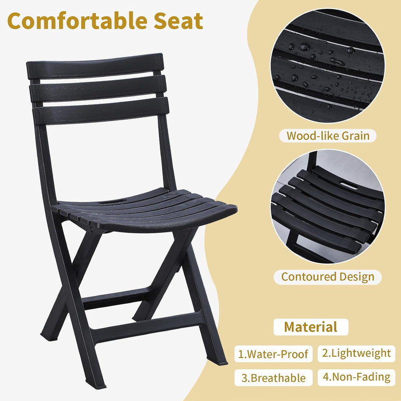Folding Bistro Set Foldable