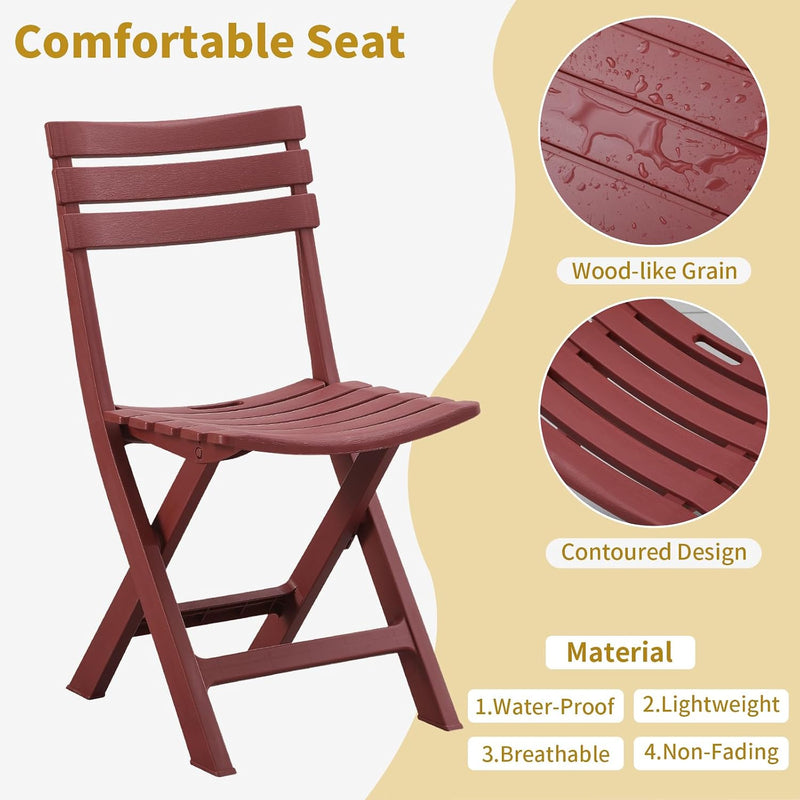 Folding Bistro Set Foldable