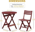 Folding Bistro Set Foldable