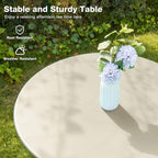 Folding Bistro Table and Chairs for Garden Foldable (Set of 2)