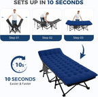 Folding Camping Bed for Adults with Mattress