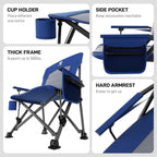 Folding Camping Chair for Adults with Adjustable Lumbar