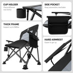 Folding Camping Chair for Adults with Adjustable Lumbar
