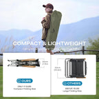 Folding Camping Chairs 2 Set for Adults Adjustable