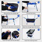 Folding Camping Chairs Lightweight Portable Collapsible