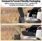 Folding Camping Table 120x70x70CM Large Roll Up Aluminium