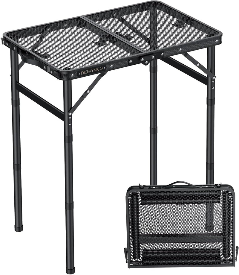 Folding Camping Table x15.7" Picnic 3 Adjust Height
