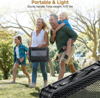 Folding Camping Table x15.7" Picnic 3 Adjust Height
