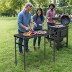 Folding Camping Table x15.7" Picnic 3 Adjust Height