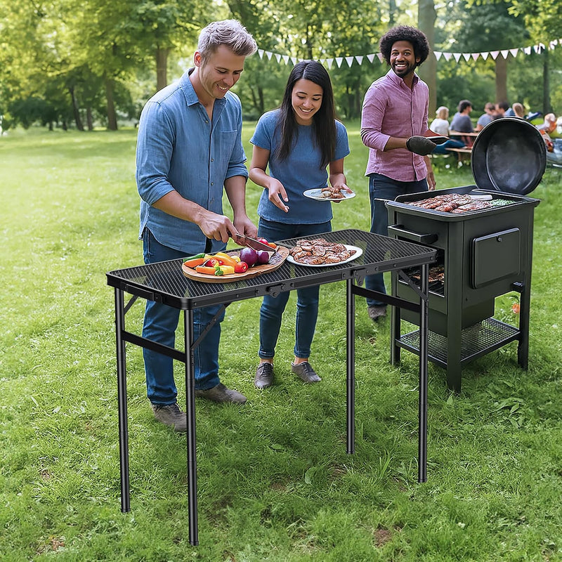 Folding Camping Table x15.7" Picnic 3 Adjust Height