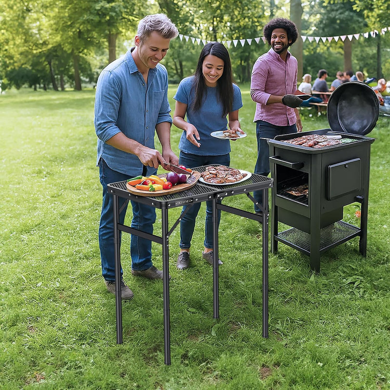 Folding Camping Table x15.7" Picnic 3 Adjust Height