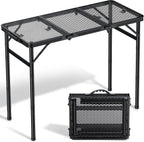 Folding Camping Table x15.7" Picnic 3 Adjust Height