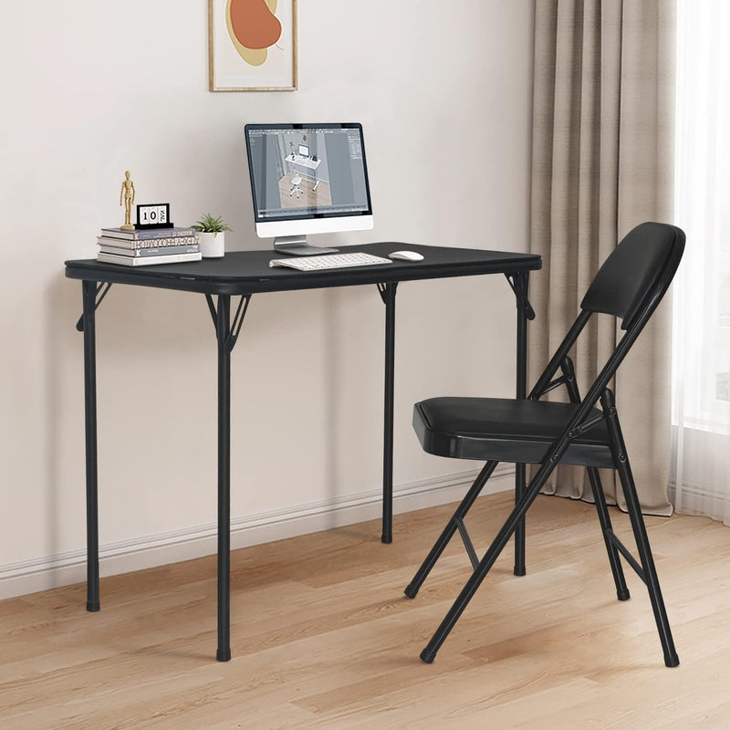 Folding Card Table and Chairs Set (2 Pack)