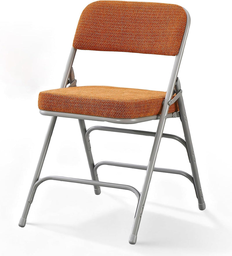 Folding Chair Foldable Faux Leather Fold Up Chairs (2 Pack)