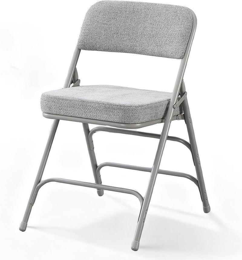 Folding Chair Foldable Faux Leather Fold Up Chairs (2 Pack)
