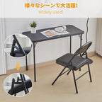 Folding Chair Foldable Faux Leather Fold Up Chairs (Set of 2)