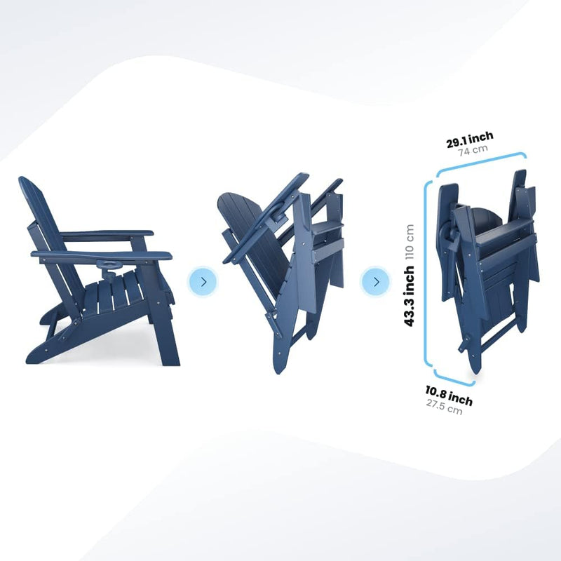 Folding Chair for Garden Patio Or Deck Arm