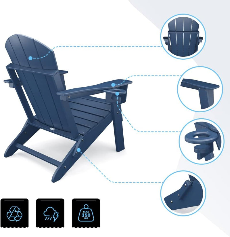 Folding Chair for Garden Patio Or Deck Arm