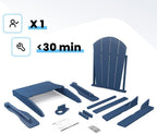 Folding Chair for Garden Patio Or Deck Arm