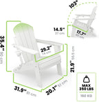Folding Chair for Garden Patio Or Deck Arm