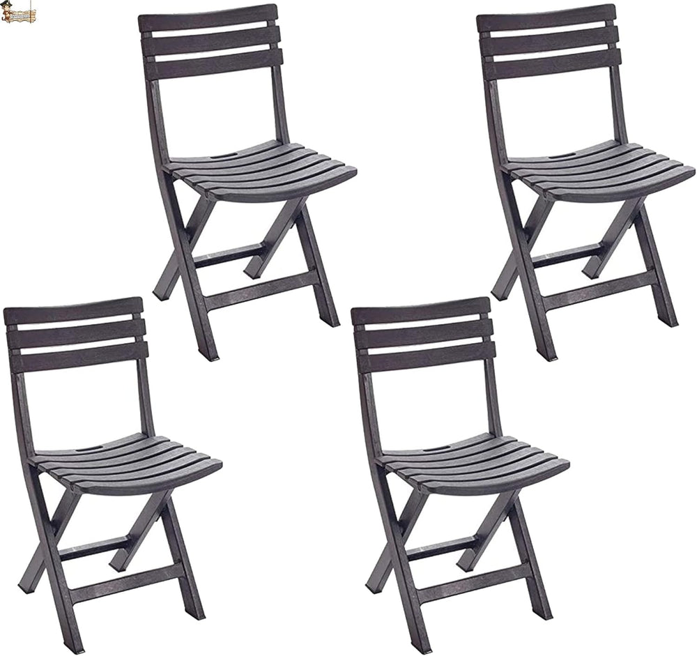 Folding Chair Lightweight Plastic Camping Beach Garden Terrace