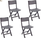Folding Chair Lightweight Plastic Camping Beach Garden Terrace