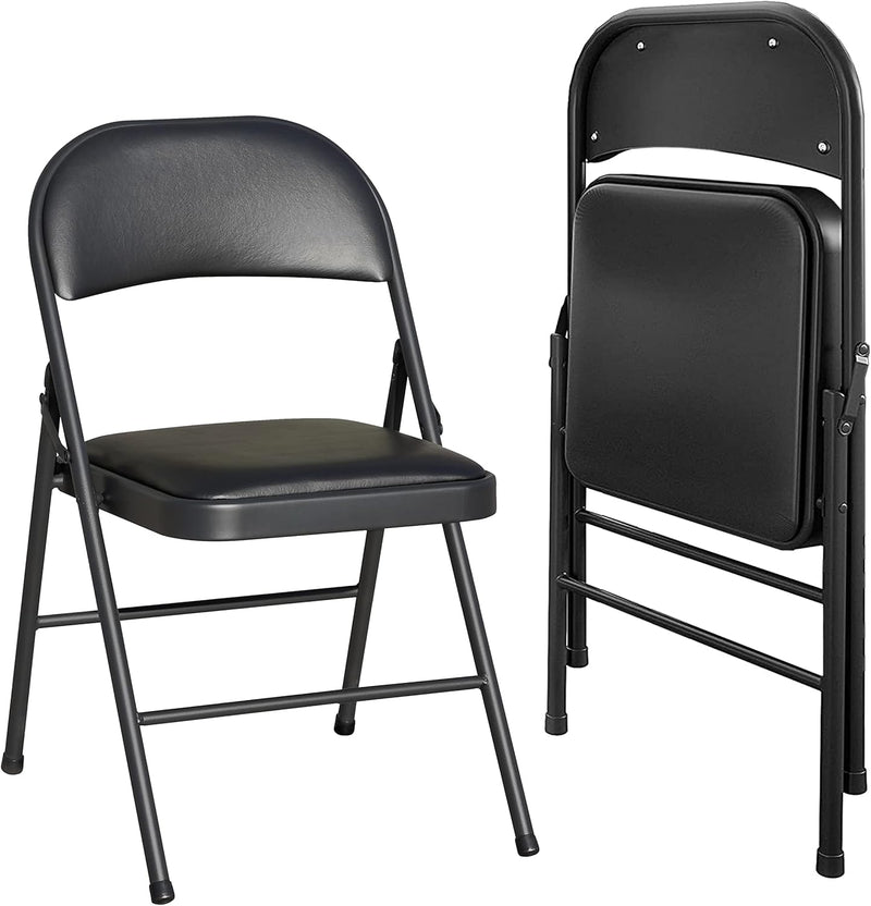 Folding Chairs Vinyl (Set of 4)