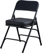 Folding Chairs with Ultra Thick Padded Seat Foldable (2 Pack)