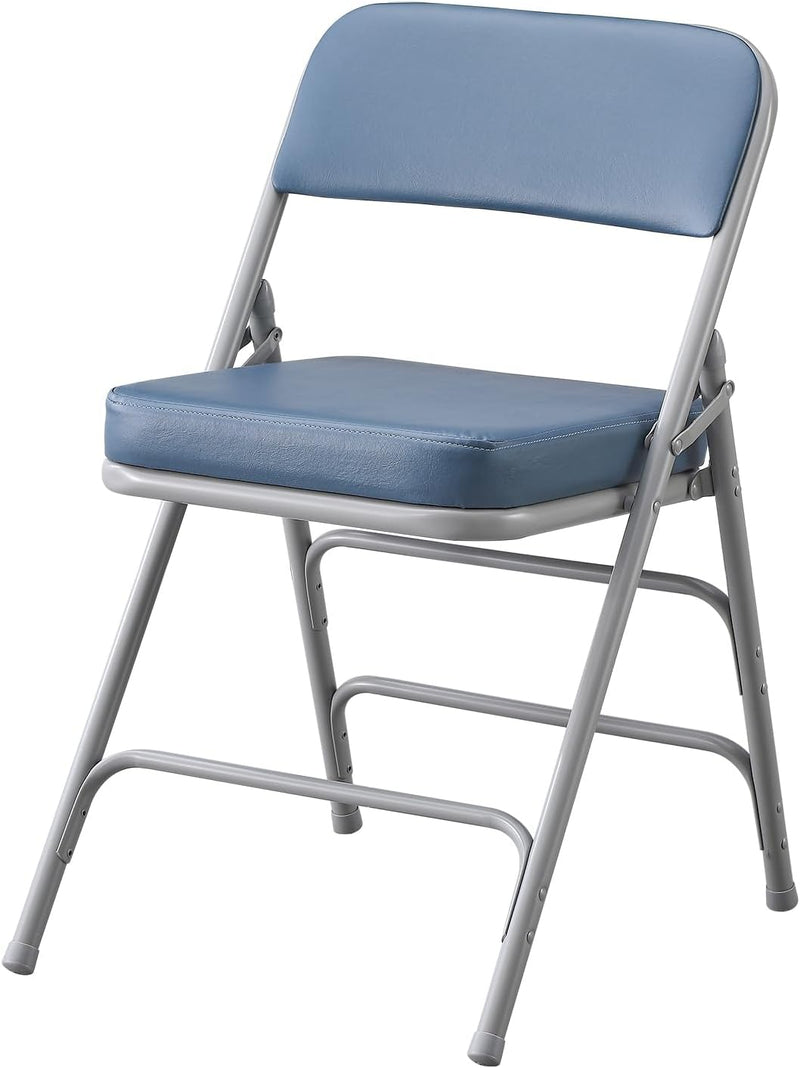 Folding Chairs with Ultra Thick Padded Seat Foldable Chair (2 Pack)