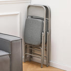 Folding Chairs with Ultra Thick Padded Seat Foldable (2 Pack)