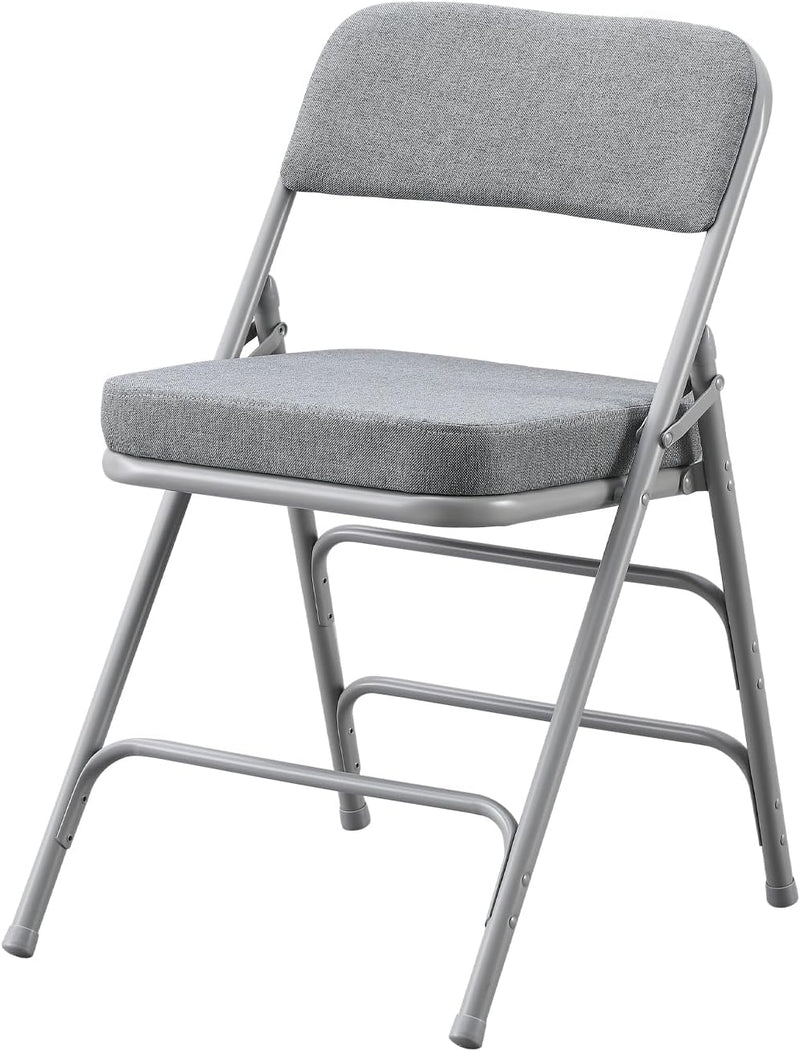 Folding Chairs with Ultra Thick Padded Seat Foldable Chair (2 Pack)