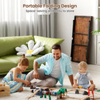 Folding Coffee Table Foldable Tea with Leg Latches