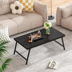Folding Coffee Table Foldable Tea with Leg Latches