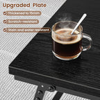 Folding Coffee Table Foldable Tea with Leg Latches