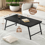 Folding Coffee Table Foldable Tea with Leg Latches