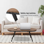 Folding Coffee Table for Small Spaces Wood