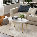Folding Coffee Table Rustic Small Tables for Living