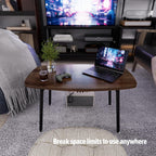 Folding Coffee Table Rustic Small Tables for Living