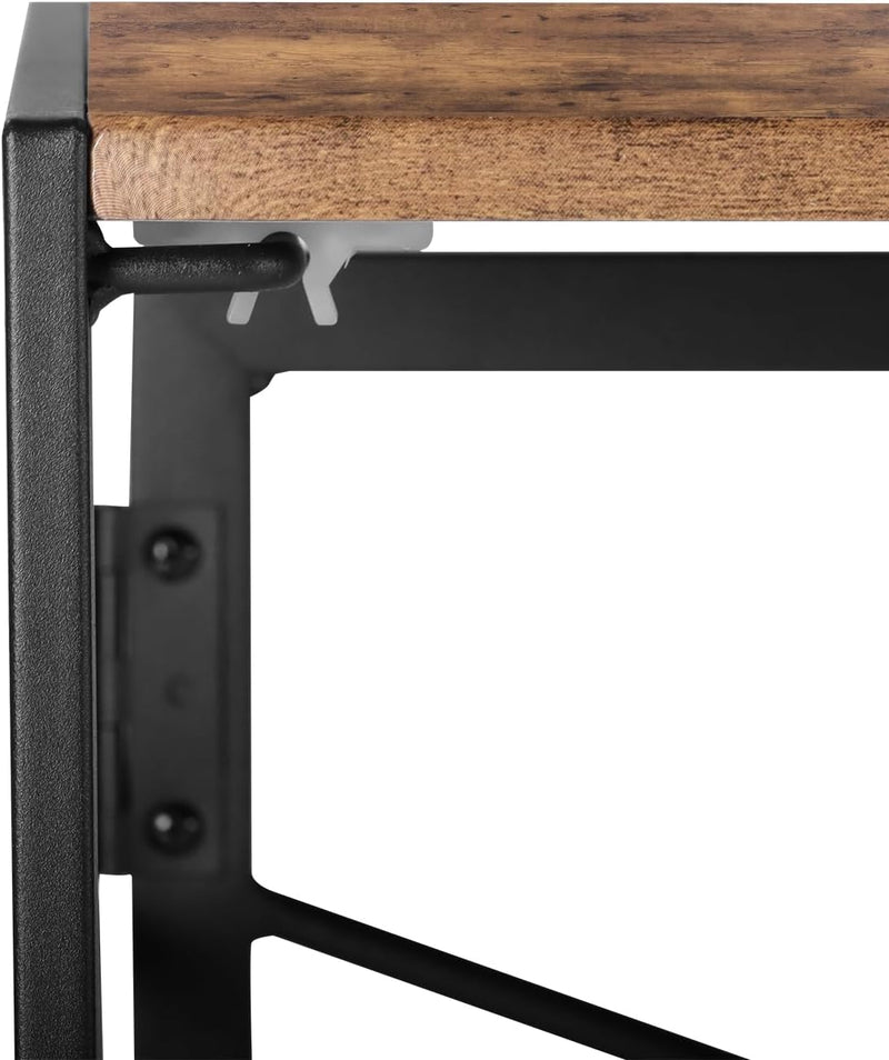 Folding Computer Desk 100x50CM No-Screw Assembly Home Office