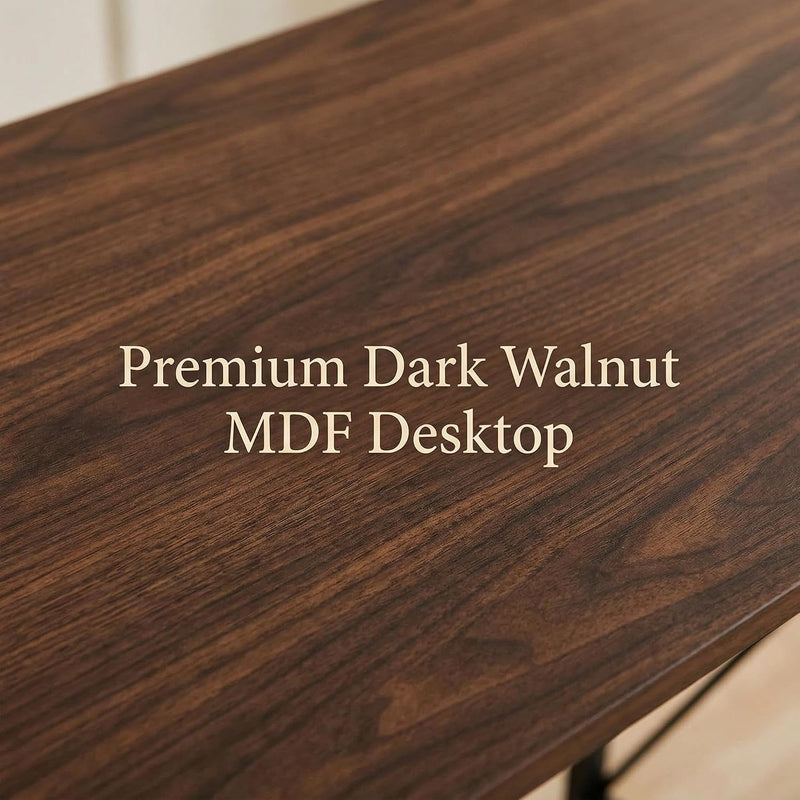 Folding Computer Desk 100x50CM No-Screw Assembly Home Office
