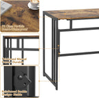 Folding Computer Desk for Home Office No-Assembly Writing
