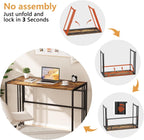 Folding Computer Desk for Home Office No-Assembly Writing