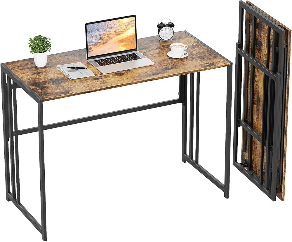 Folding Computer Desk for Home Office No-Assembly Writing