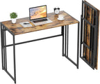 Folding Computer Desk for Home Office No-Assembly Writing
