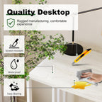 Folding Computer Desk Rustic Writing Gaming