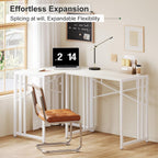 Folding Computer Desk Rustic Writing Gaming