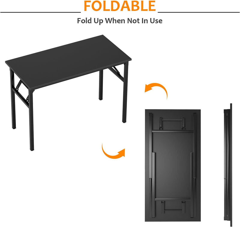 Folding Computer Desk Simple Study PC Office 80