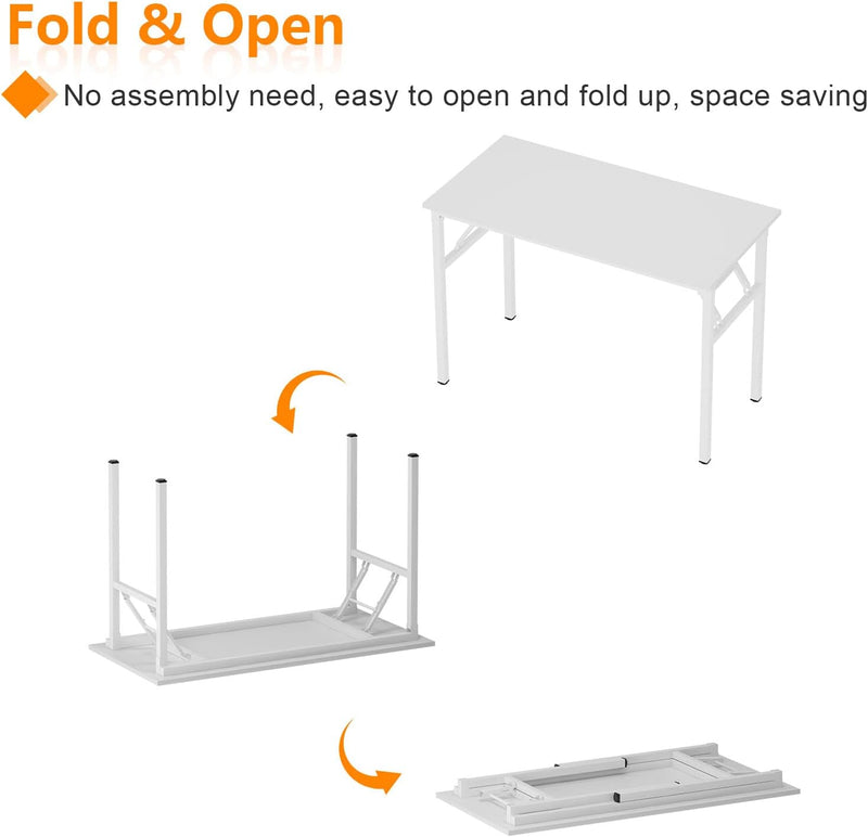 Folding Computer Desk Simple Study PC Office 80