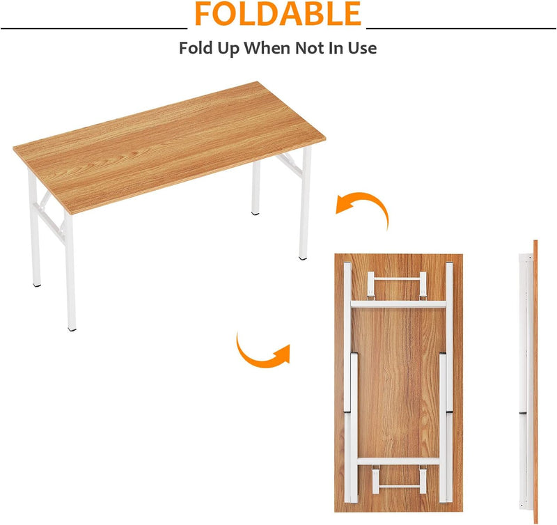 Folding Computer Desk Simple Study PC Office 80